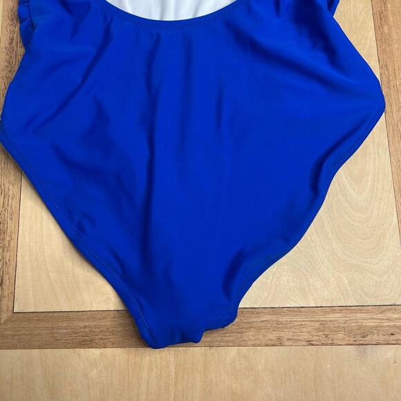 Charmo Women's Double Straps One-Piece Bathing Suit Swimsuit Tummy Control Sz M - Picture 9 of 13